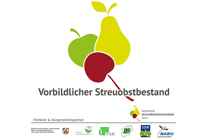 Auszeichnung „Vorbildlichen Streuobstbestand“ vom  Projekt Netzwerk Streuobstwiesenschutz.NRW